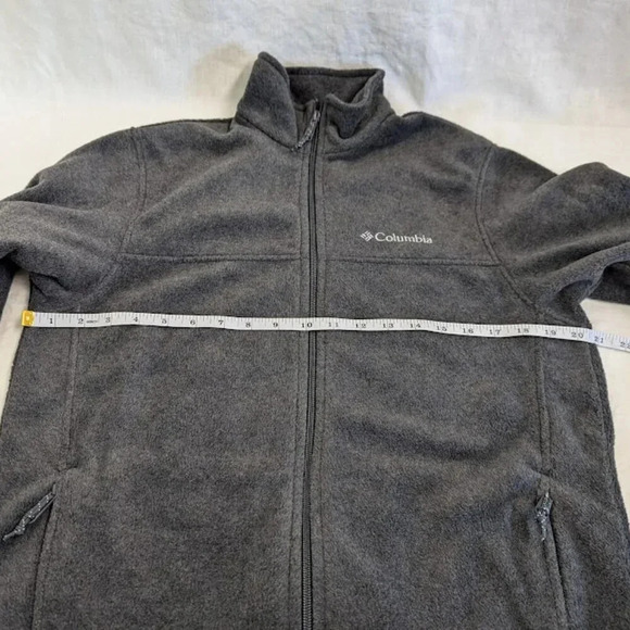 Columbia Sportswear Gray zip up fleece jacket, like new, women's size small O12 - Picture 9 of 11
